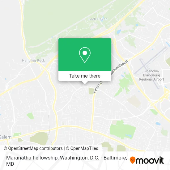 Maranatha Fellowship map