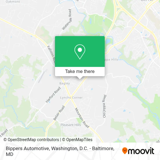 Bippers Automotive map