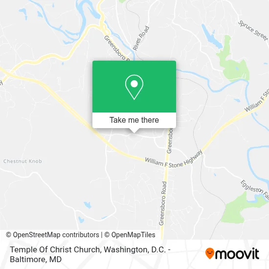 Temple Of Christ Church map