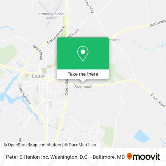 Peter E Hanlon Inc map