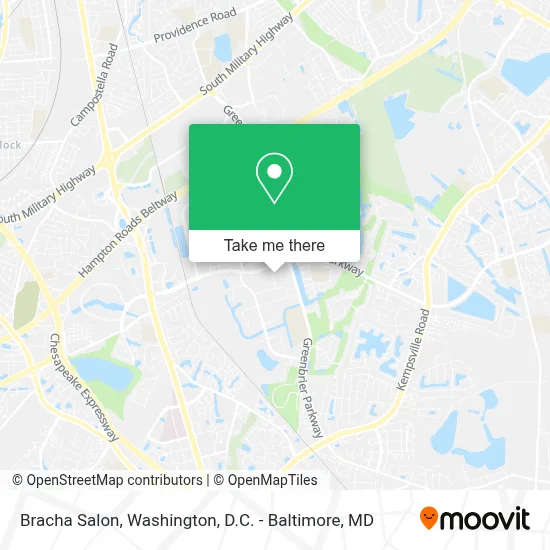 Bracha Salon map