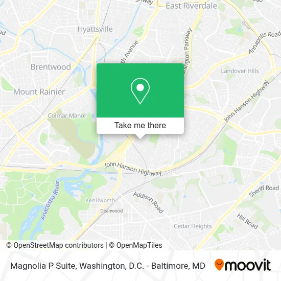 Magnolia P Suite map
