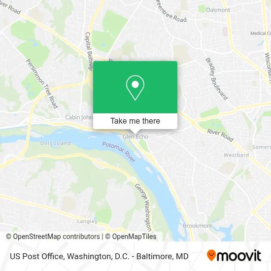 Us Post Office map