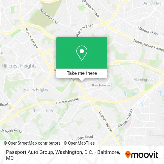 Passport Auto Group map
