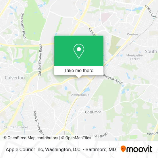 Apple Courier Inc map