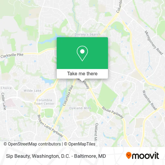 Sip Beauty map