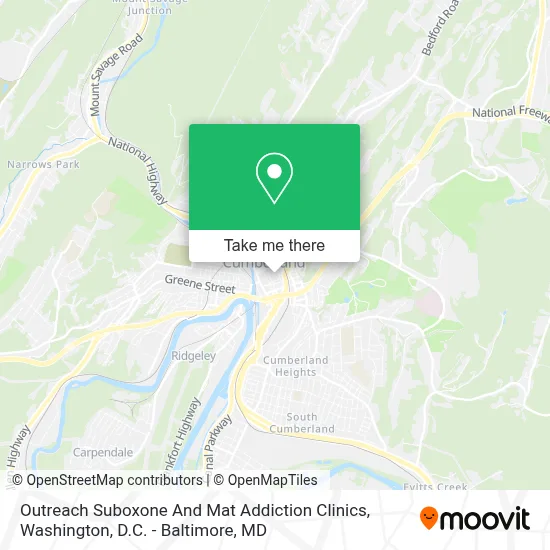 Outreach Suboxone And Mat Addiction Clinics map