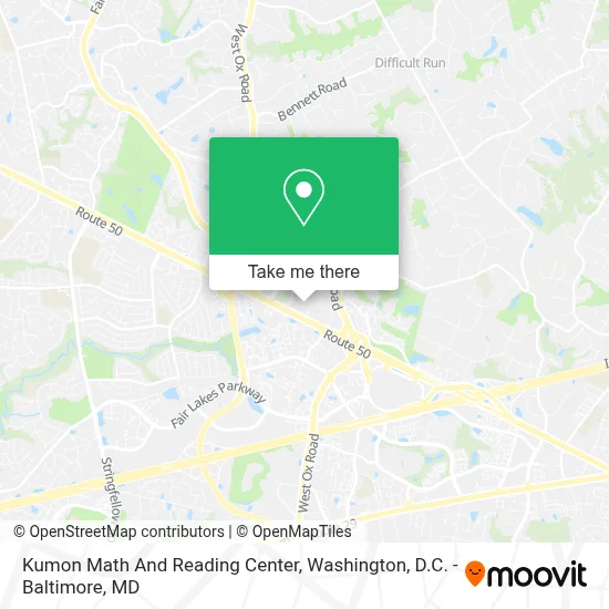 Kumon Math And Reading Center map