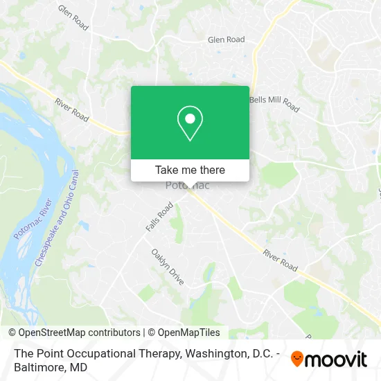 The Point Occupational Therapy map