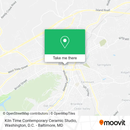 Kiln Time Contemporary Ceramic Studio map