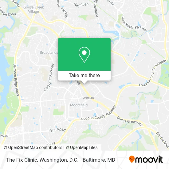 The Fix Clinic map