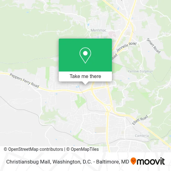 Christiansbug Mall map