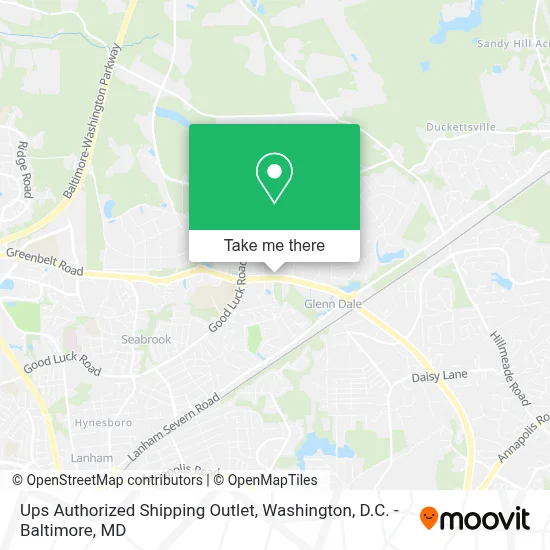 Ups Authorized Shipping Outlet map