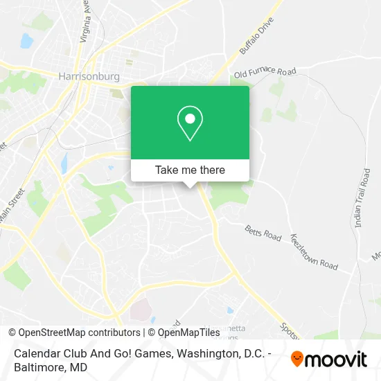 Calendar Club And Go! Games map