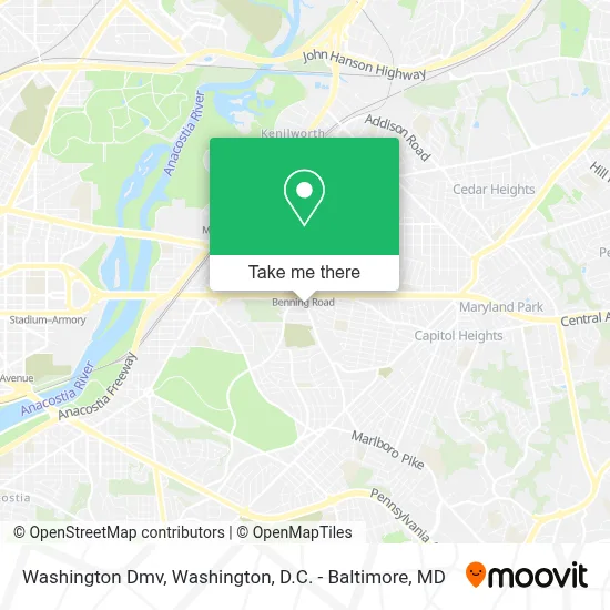 Washington Dmv map