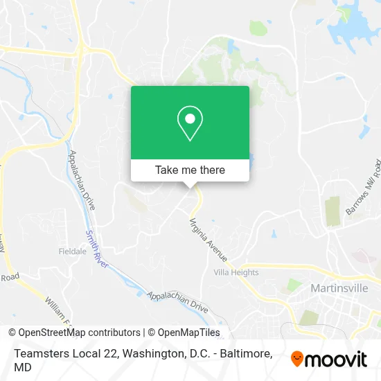 Teamsters Local 22 map