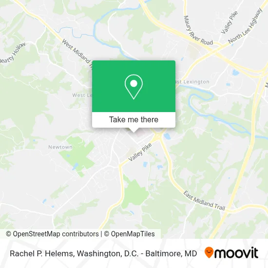 Rachel P. Helems map