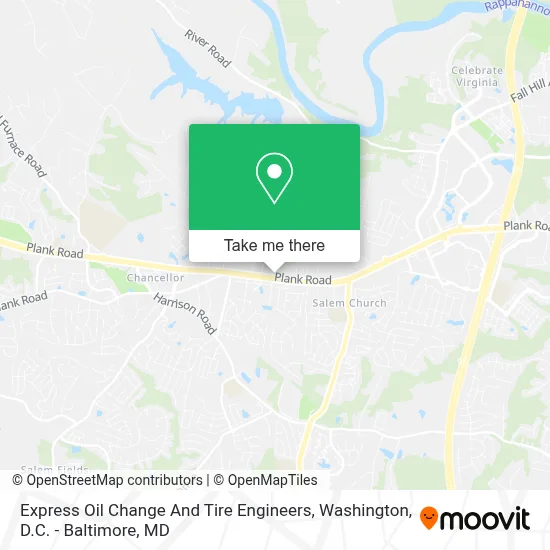 Express Oil Change And Tire Engineers map