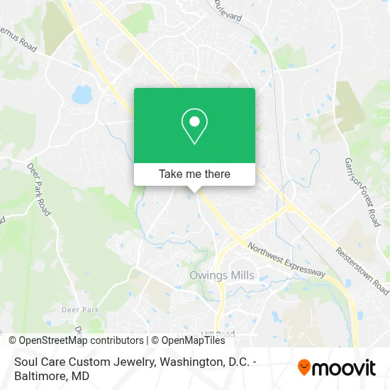Soul Care Custom Jewelry map