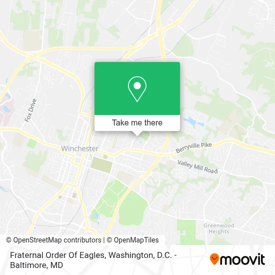 Fraternal Order Of Eagles map