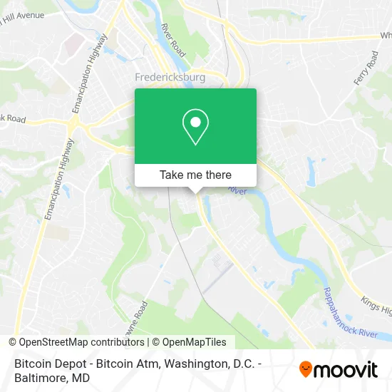 Bitcoin Depot - Bitcoin Atm map