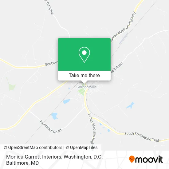 Monica Garrett Interiors map