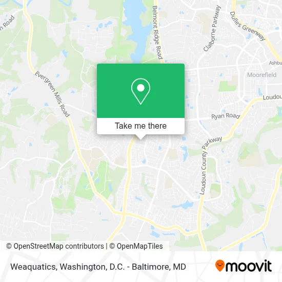 Weaquatics map