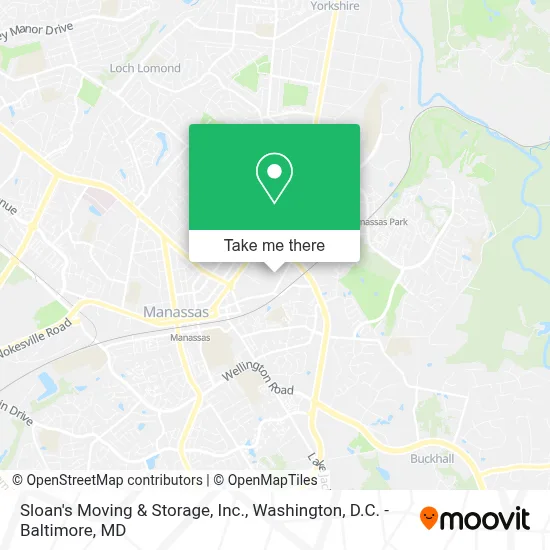 Sloan's Moving & Storage, Inc. map