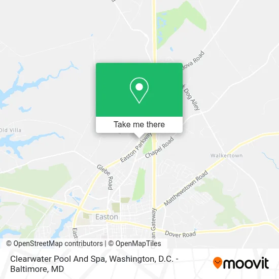 Clearwater Pool And Spa map