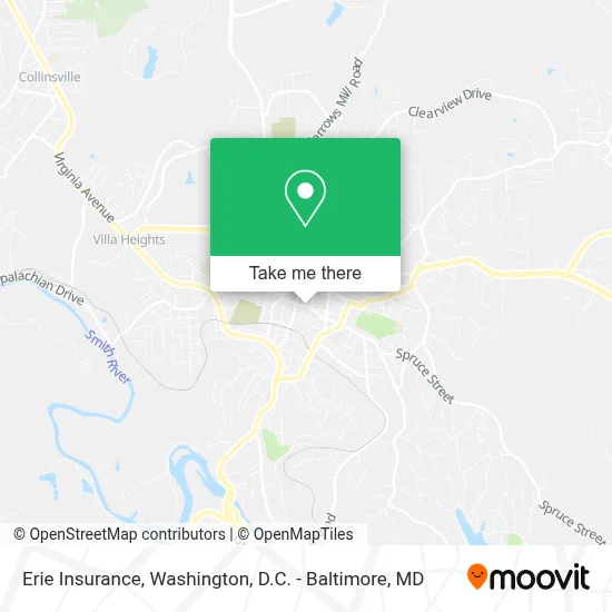 Erie Insurance map