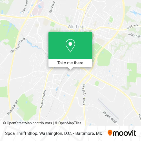 Spca Thrift Shop map