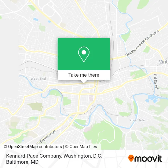 Kennard-Pace Company map