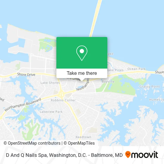D And Q Nails Spa map