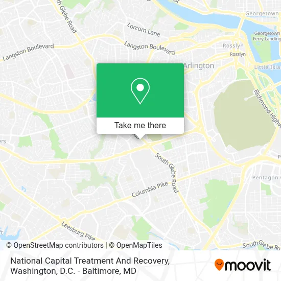 National Capital Treatment And Recovery map