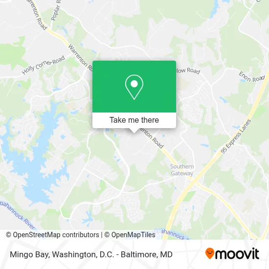 Mingo Bay map