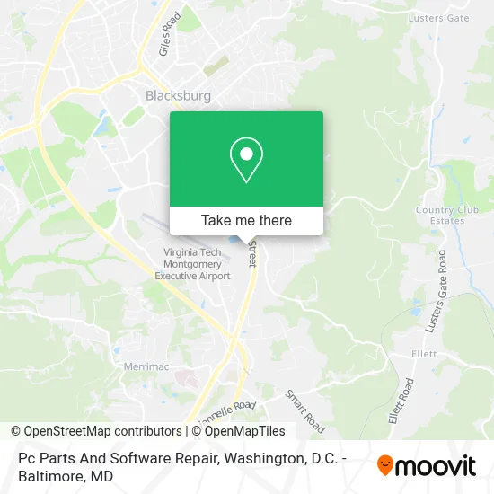 Pc Parts And Software Repair map