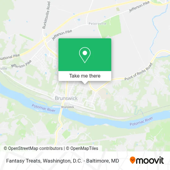 Fantasy Treats map