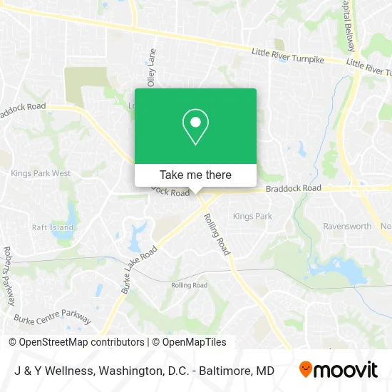 J & Y Wellness map