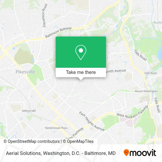 Aerial Solutions map
