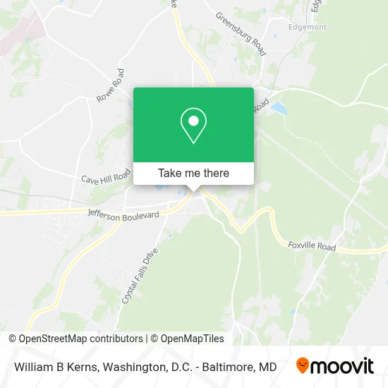 William B Kerns map