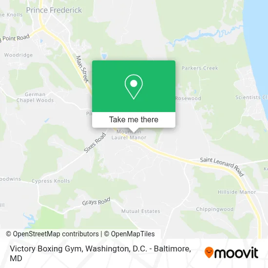 Victory Boxing Gym map
