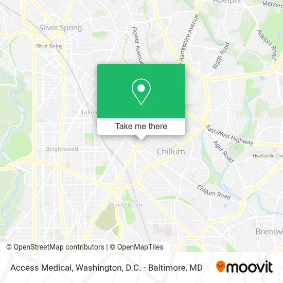 Access Medical map
