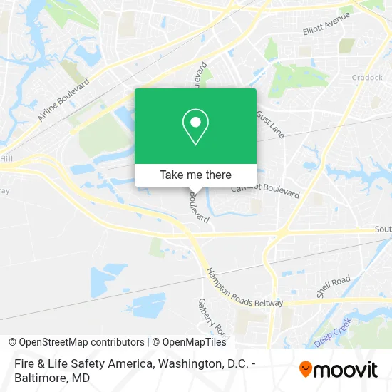 Fire & Life Safety America map