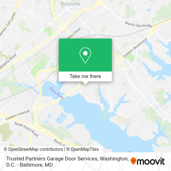 Trusted Partners Garage Door Services map