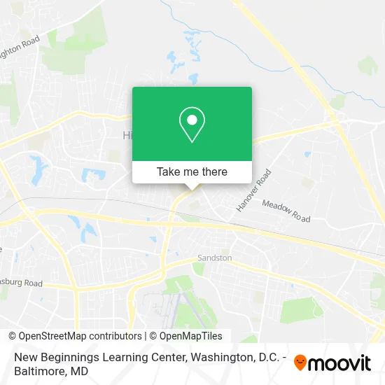 New Beginnings Learning Center map