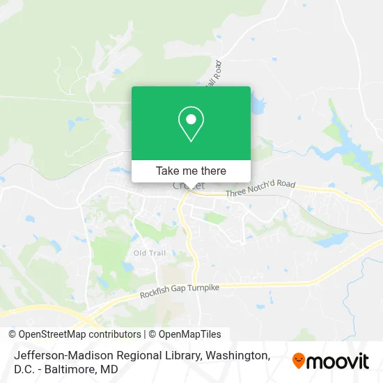 Jefferson-Madison Regional Library map