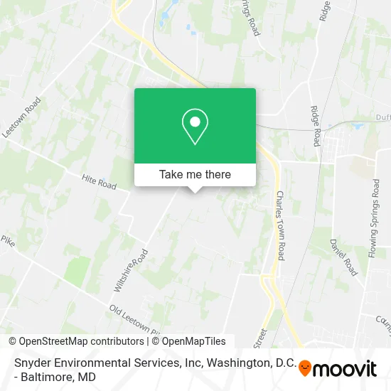 Snyder Environmental Services, Inc map