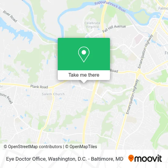 Eye Doctor Office map
