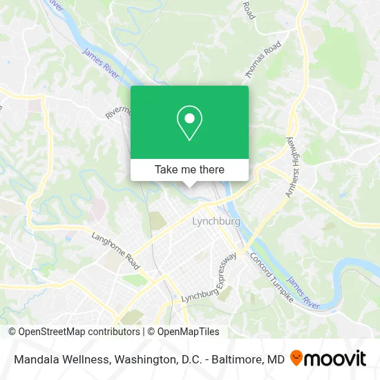 Mandala Wellness map