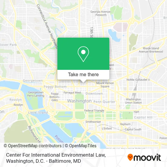 Center For International Environmental Law map